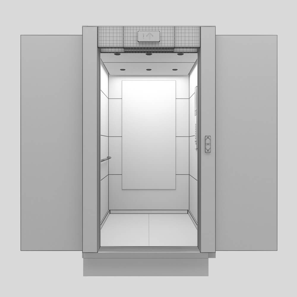 Kone Elevator Collection 3D Model by madMIX