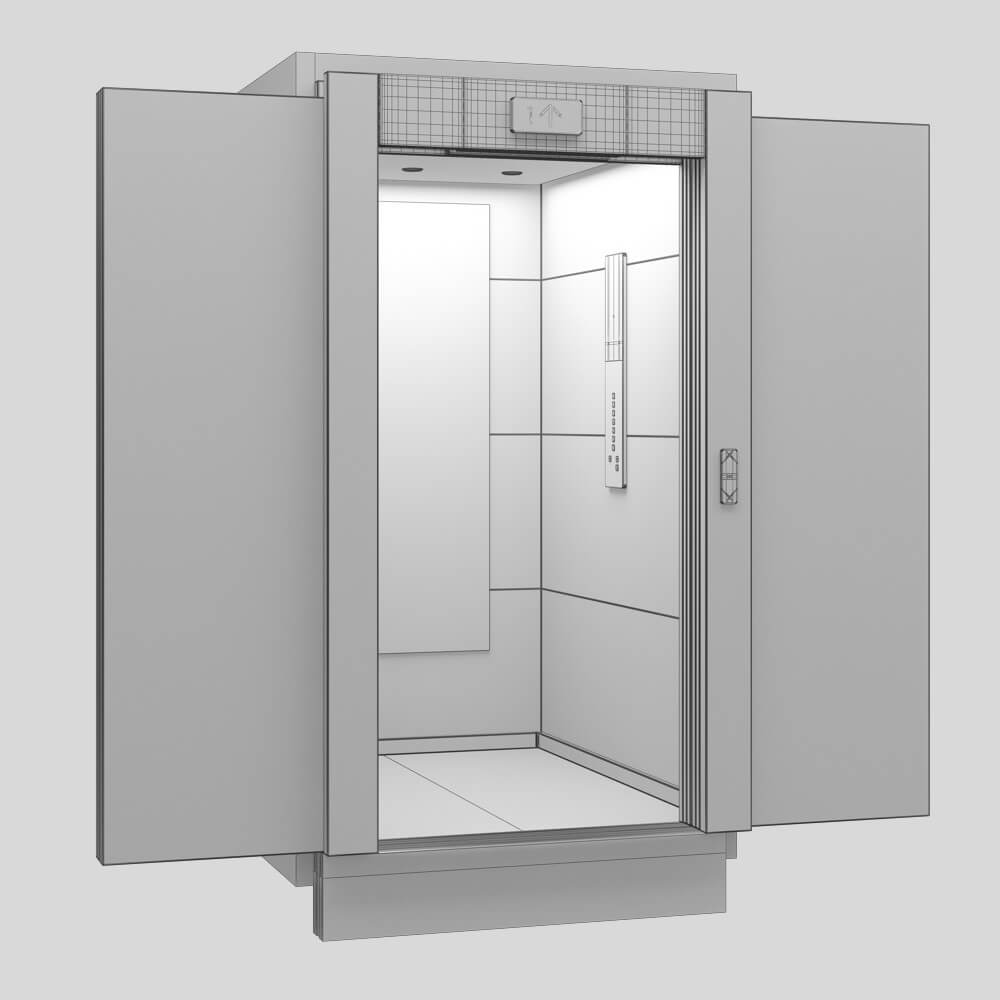 Kone Elevator Collection 3D Model by madMIX