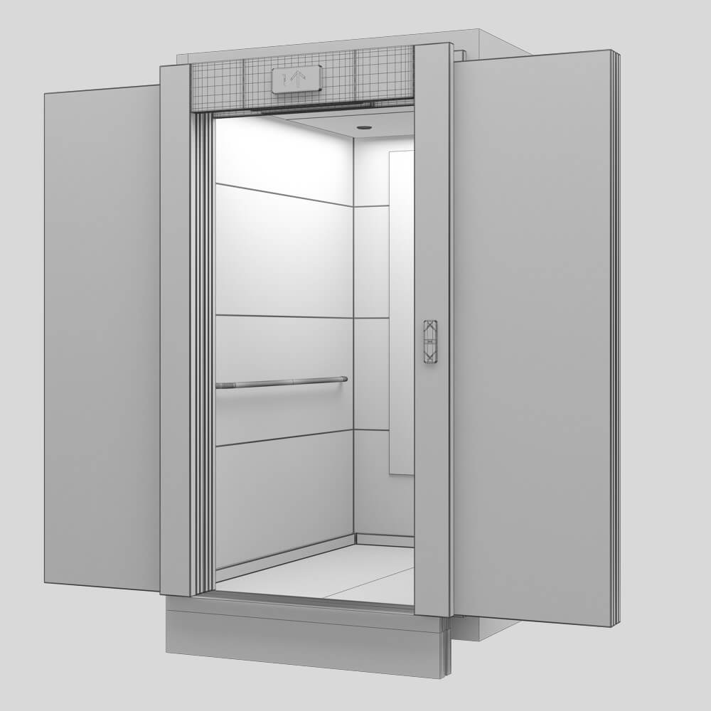 Kone Elevator Collection 3D Model by madMIX