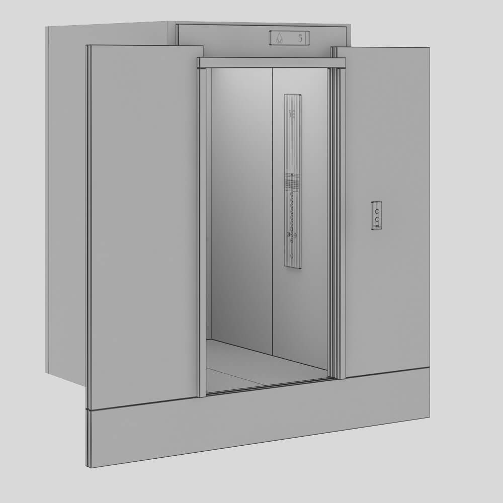 Kone Elevator Collection 3D Model by madMIX