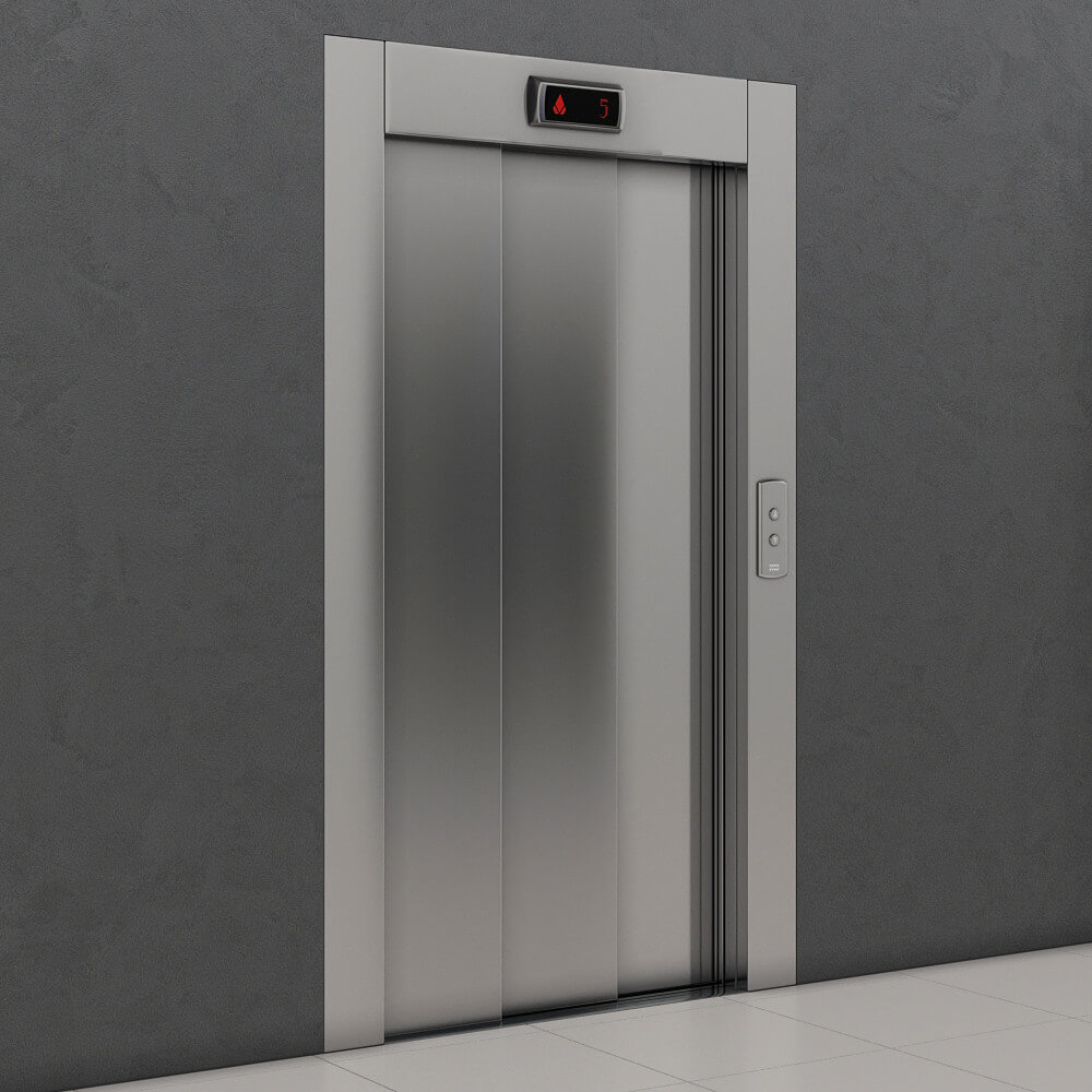 Set of Doors for Elevators Kone 3D Model by madMIX