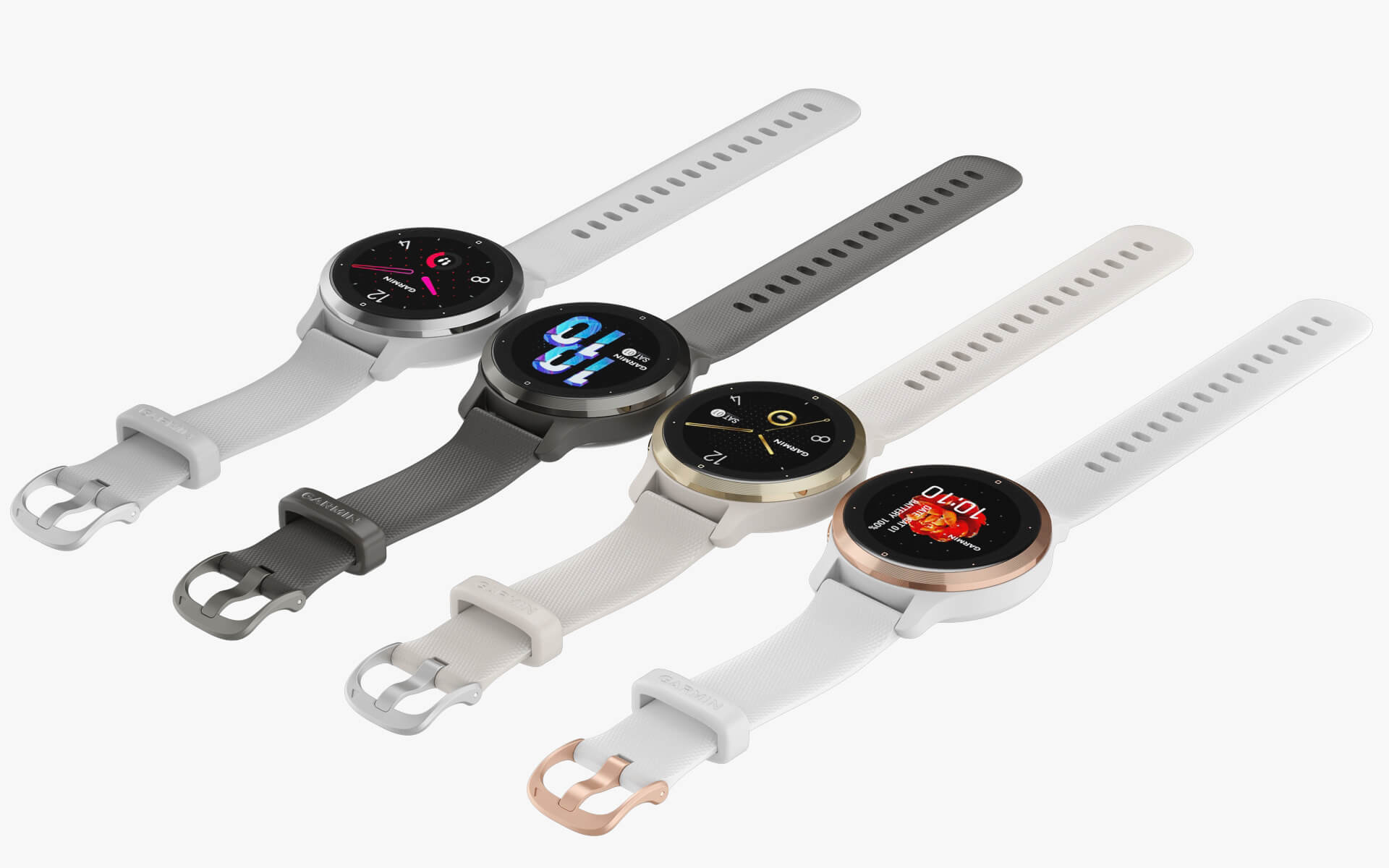 Color For Smart Smart Watch Garmin Venu 2S All Colors - 3D Model by madMIX