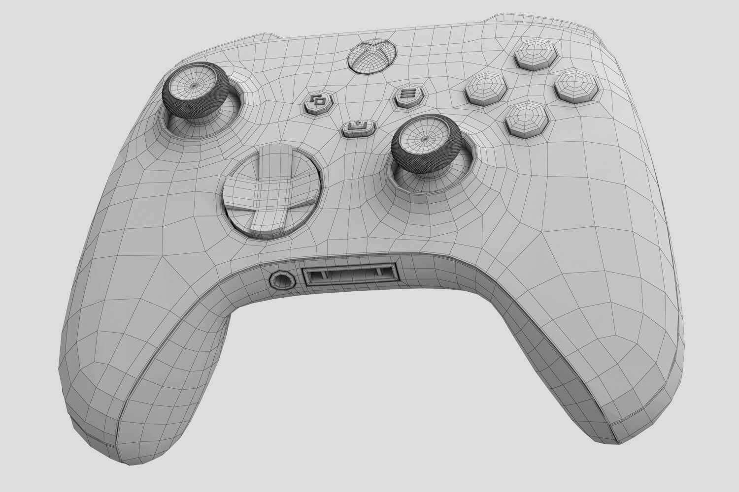 XBox Series X Controller 3D Model by madMIX
