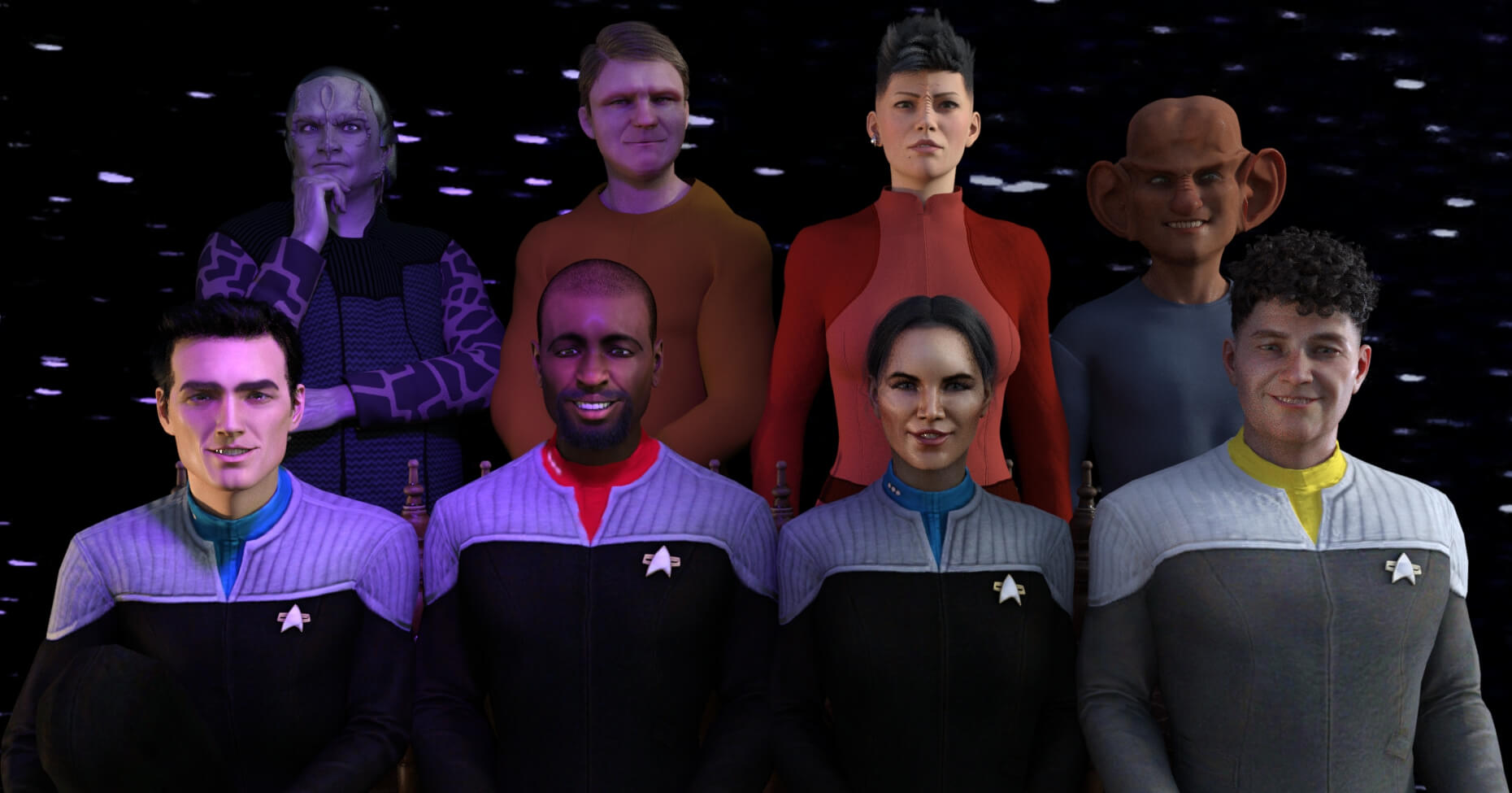 DS9 Re-Imaged 3D Render, Digital Art by madmungo