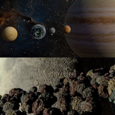Asteroid & Solar System Asset Pack Bundle