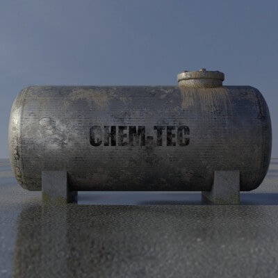 Industrial Corrosive Materials Bulk Storage Tank