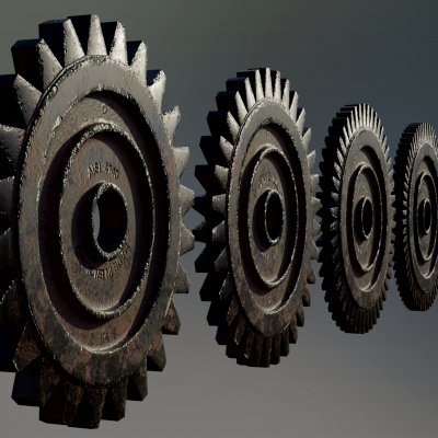 Industrial Gear Set 04