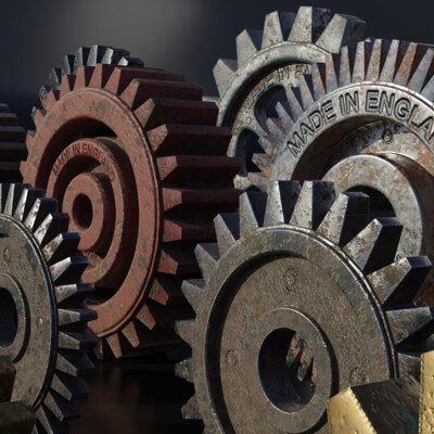 Industrial Gears Asset Pack