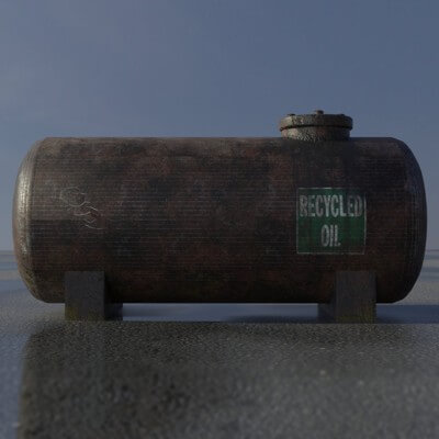 Industrial Recycled Oil Bulk Storage Tank