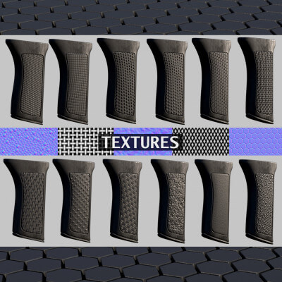 Suregrip Rubber Textured Gun Tape - 2 Pack (4x8 Inch Sheets) - Self-Adhesive Black Grip For Handguns
