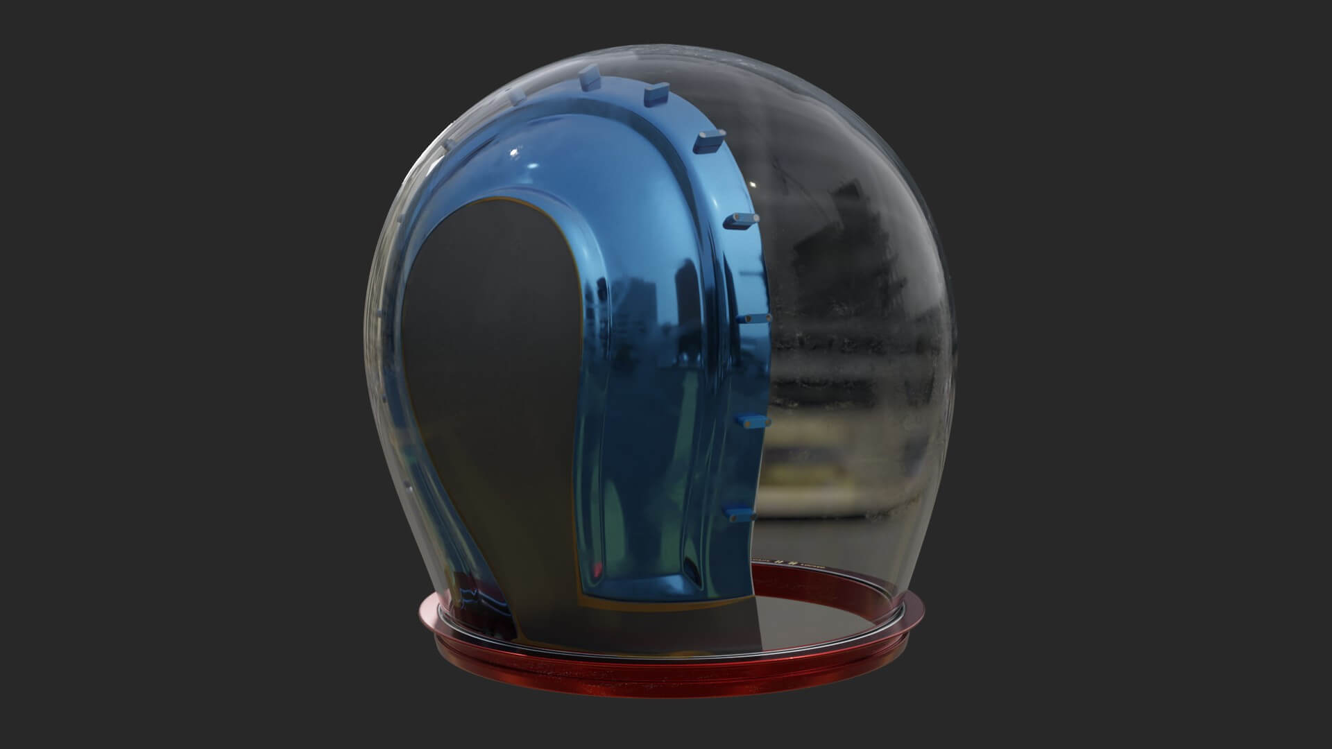NASA Apollo 11 Astronaut Bubble Helmet 3D Model by magsci