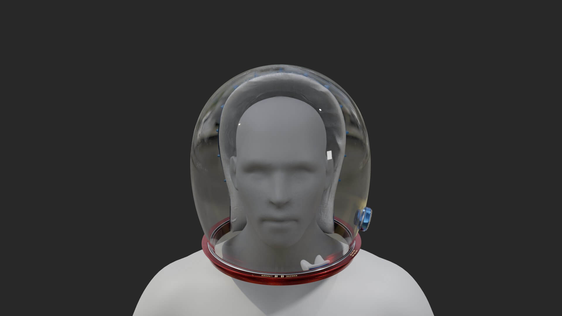 NASA Apollo 11 Astronaut Bubble Helmet 3D Model by magsci