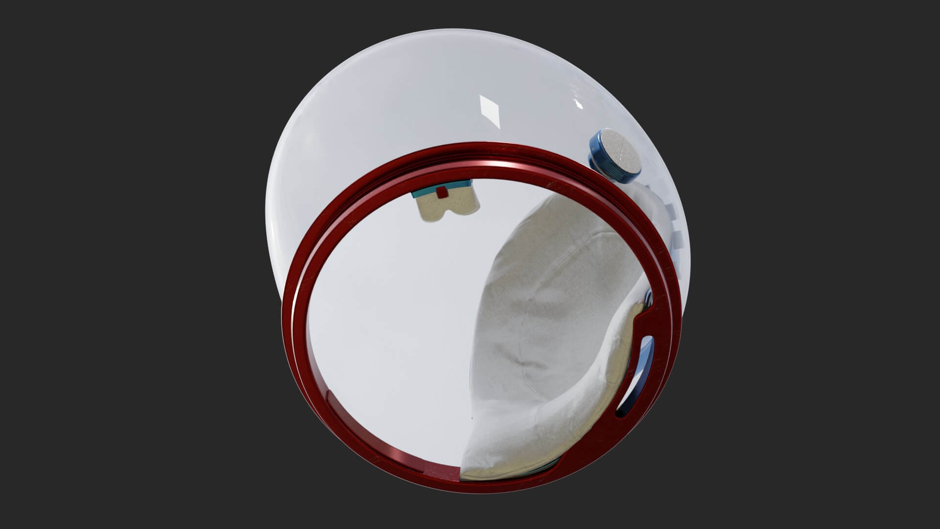 NASA Apollo 11 Astronaut Bubble Helmet 3D Model by magsci