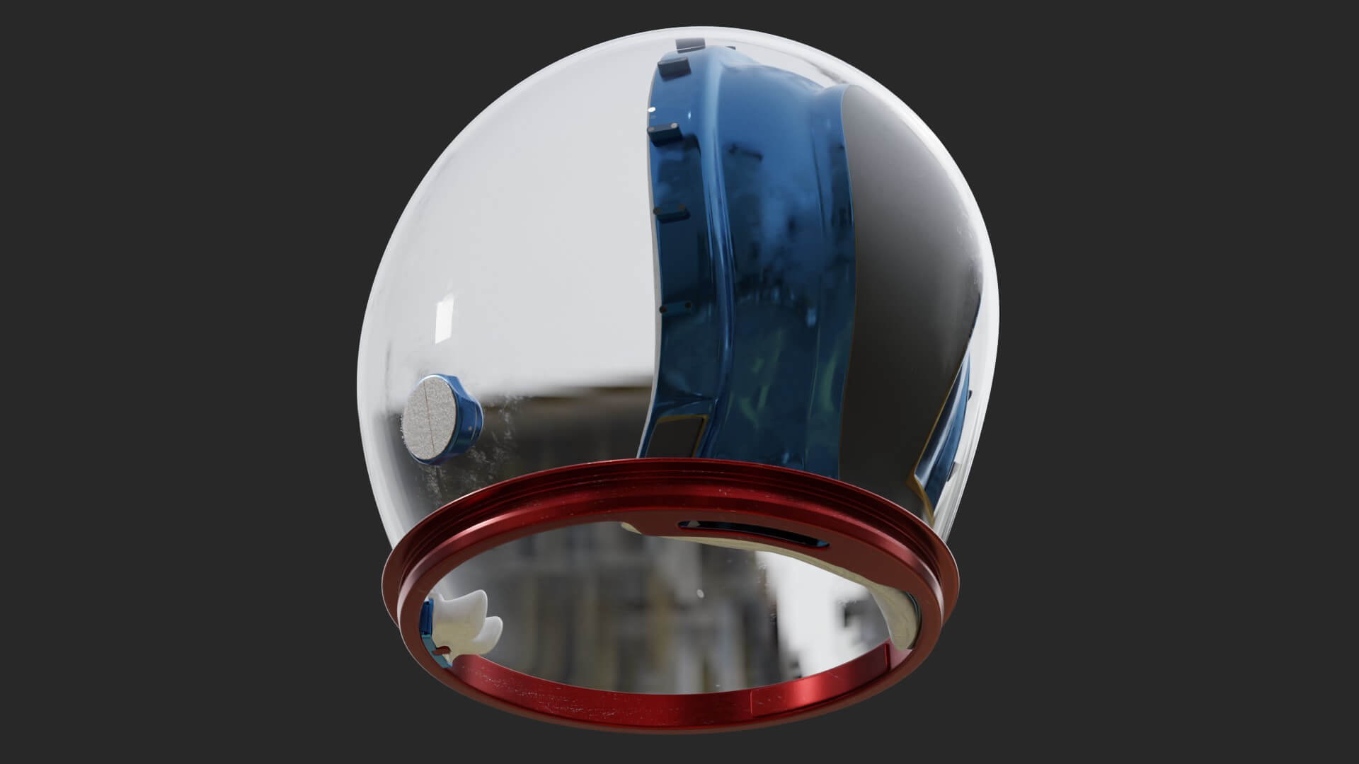 NASA Apollo 11 Astronaut Bubble Helmet 3D Model by magsci