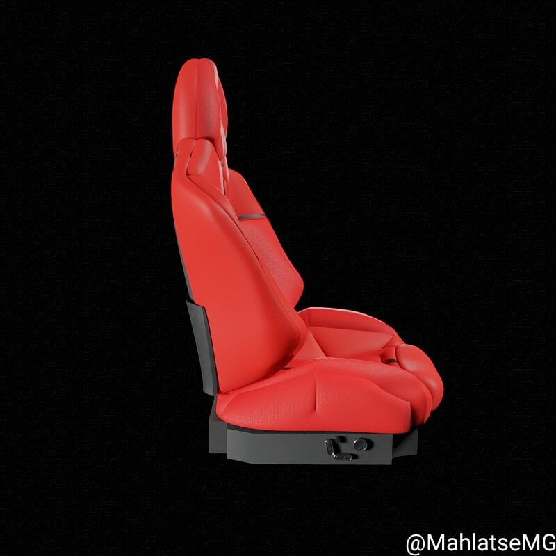 Car Seat Free 3D Model by Mahlatsemg