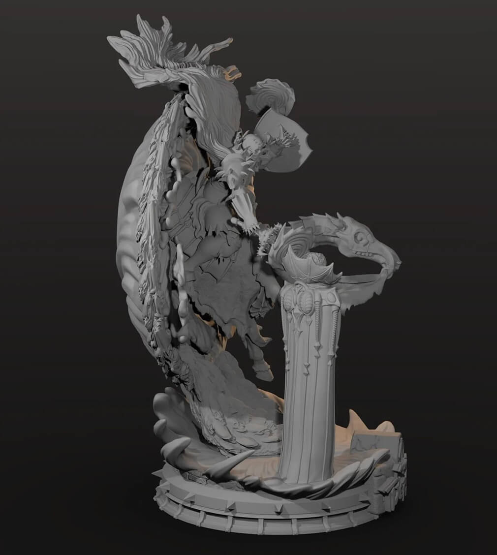 Berserk Skull Knight - 3D Model by Mai Son