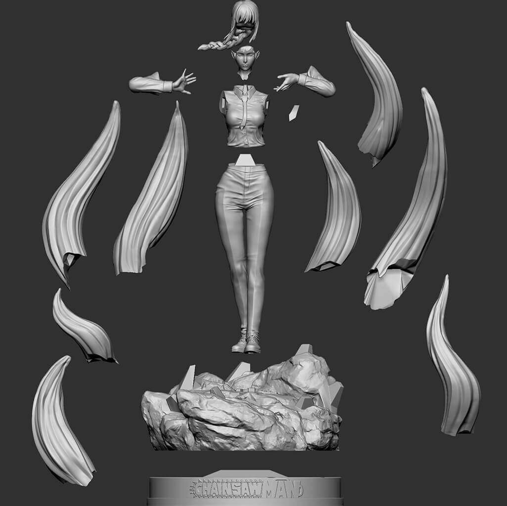 Makima From Chainsaw Man - 3D Model by Mai Son