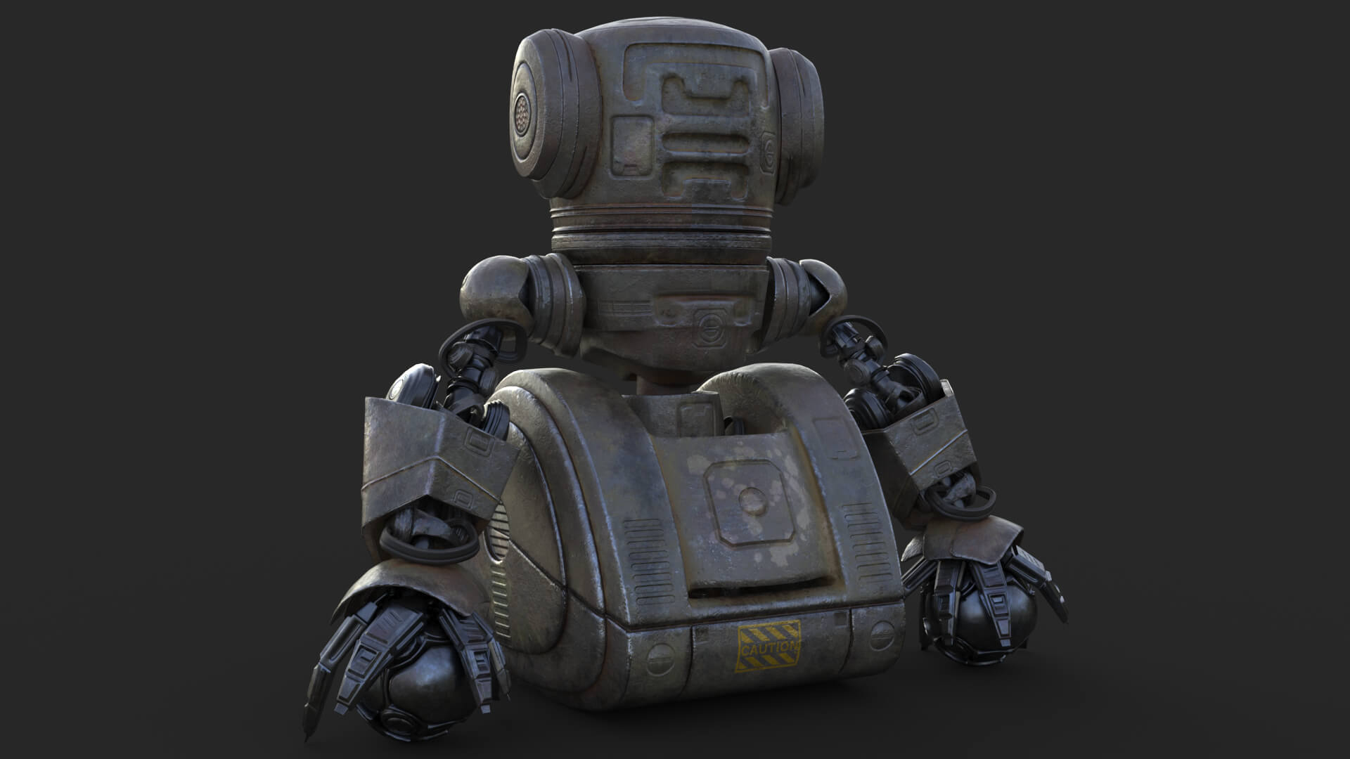 Cute Robot AI - 3D Model by Mak21