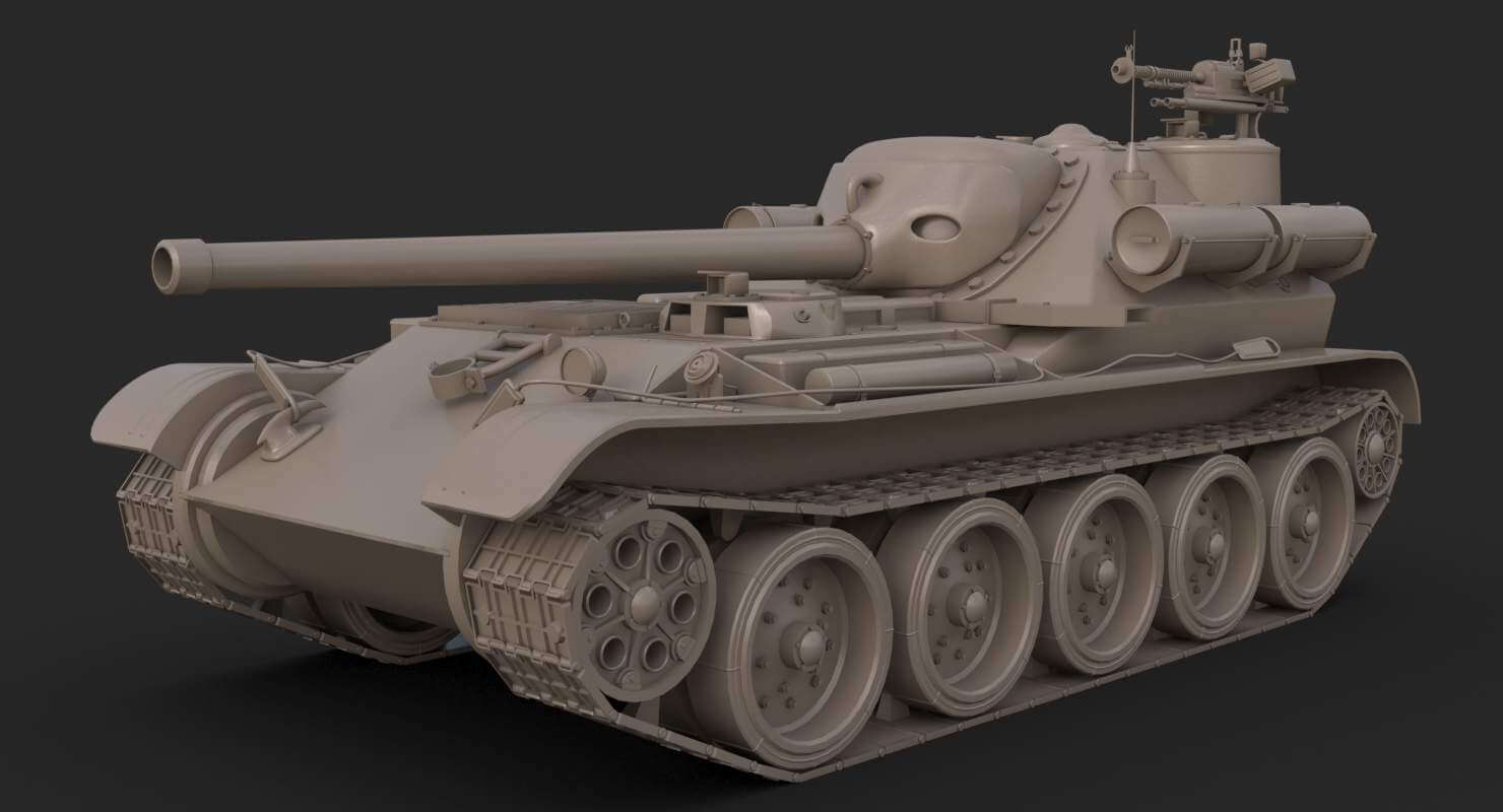 Su 101 Model Tank Uralmash SU 101 Russian (Mental Ray) - 3D Model by Mak21