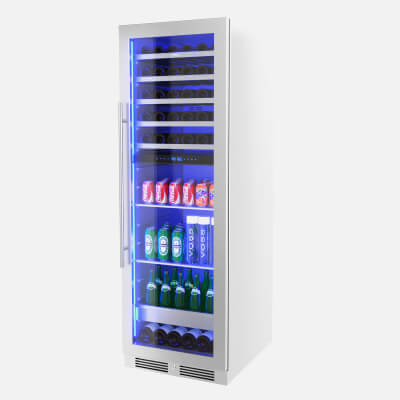 Full Size Dual Zone Wine and Beverage Cooler Zephyr
