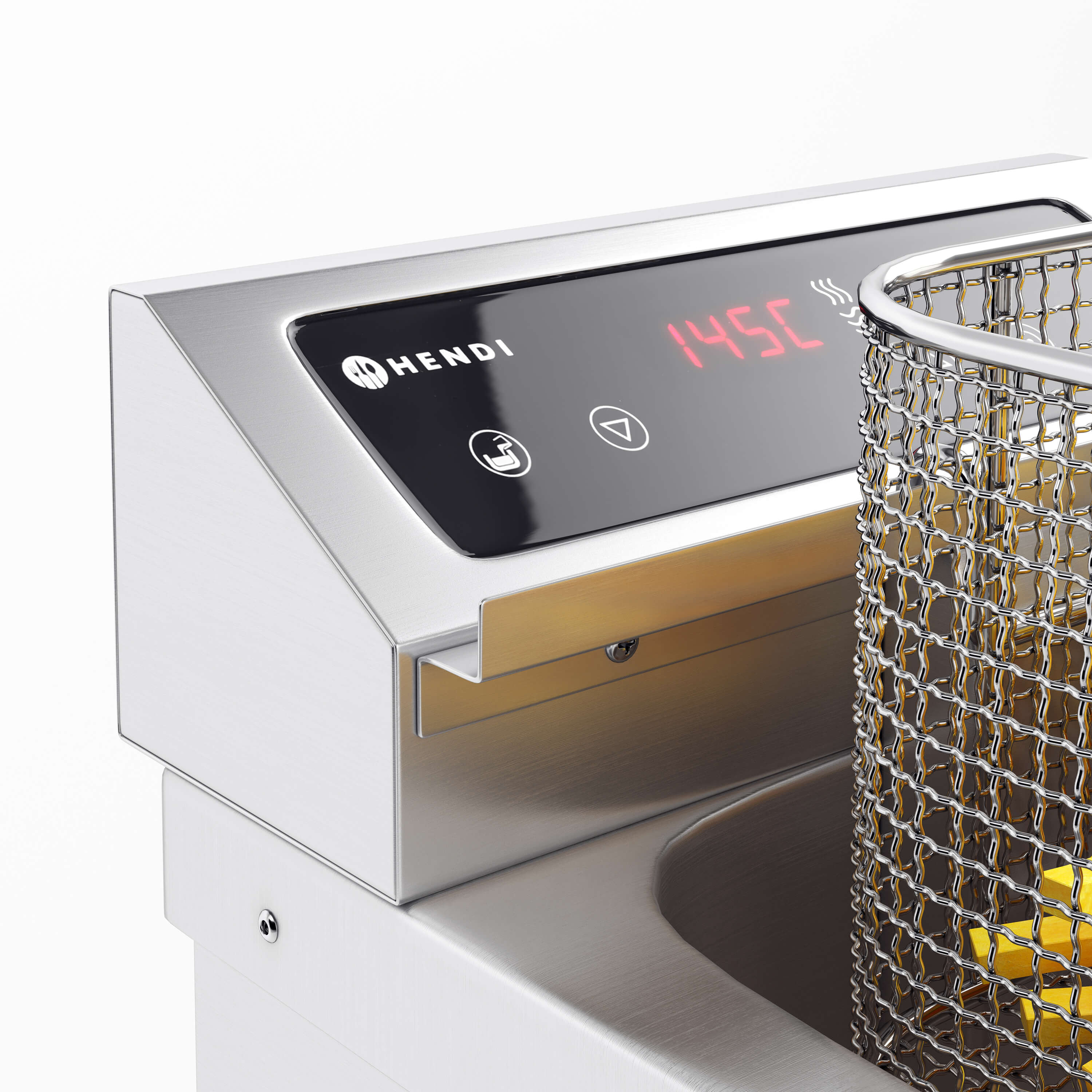 Induction deep fryer Hendi 3D Render RenderHub Gallery