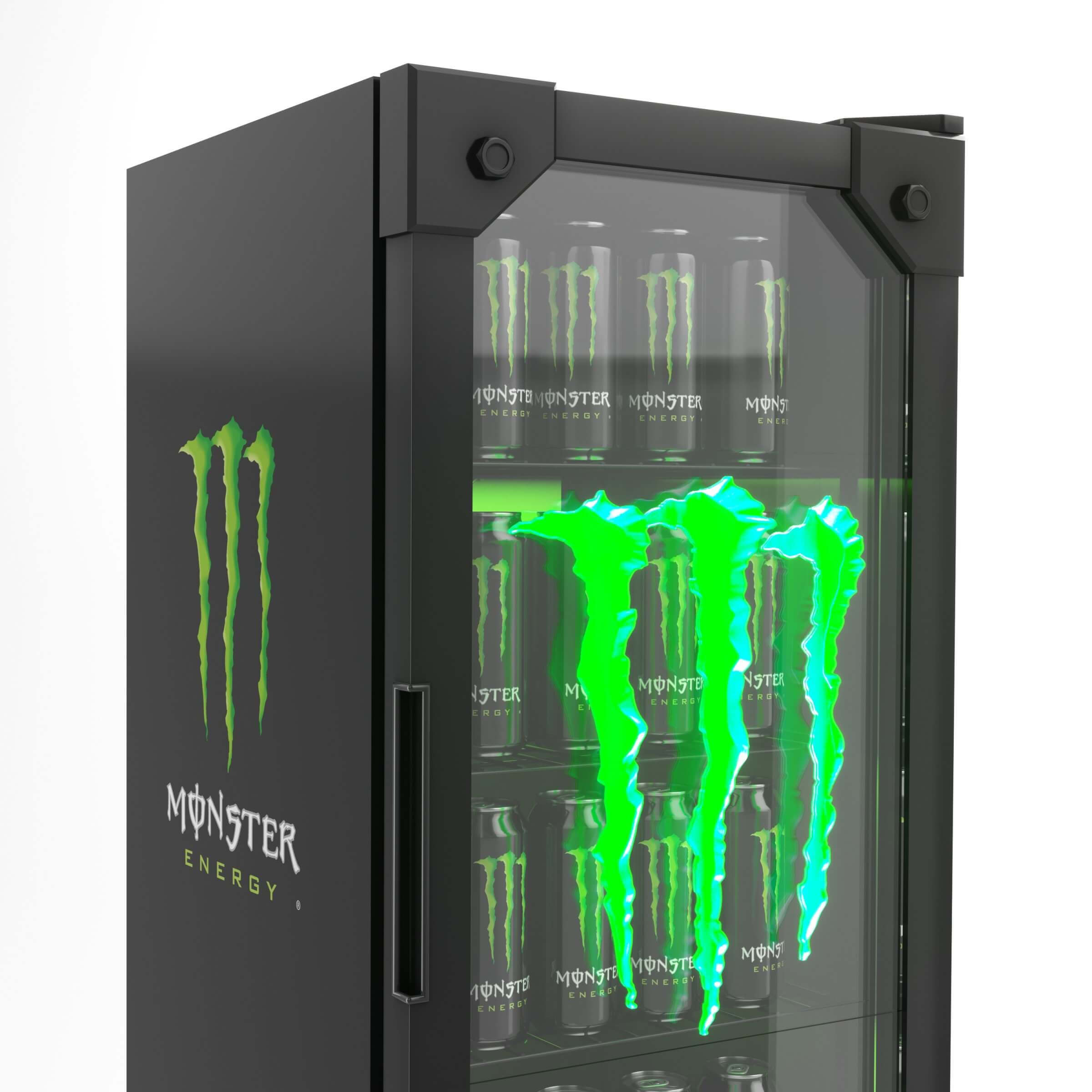 Monster Energy Drink Black Mini Fridge