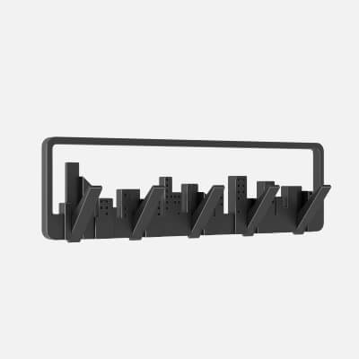 Umbra Skyline Multi-Hook Wall-Mount Coat Rack