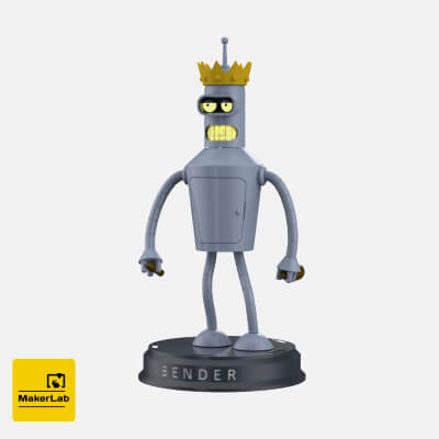 Bender - Printable 3D Model - STL - Personal Use