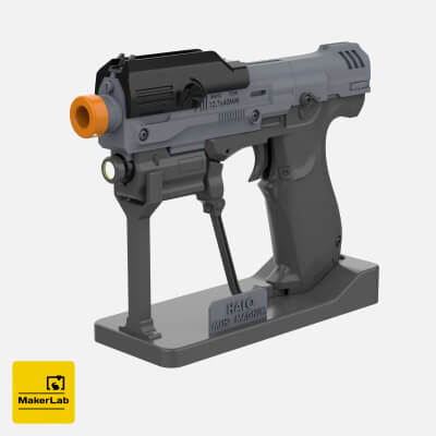 Halo M6H2 Magnum - Printable Stl 3D Model - Personal Use