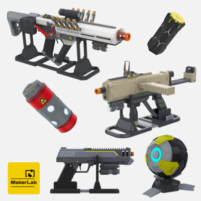 Helldivers 2 Bundle - 6 Printable Models - Commercial Use