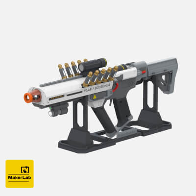 Helldivers 2 PLAS-1 Scorcher - STL 3D Model - Personal Use