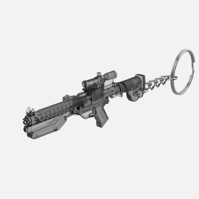 Keychain F-11D Blaster Rifle Star Wars