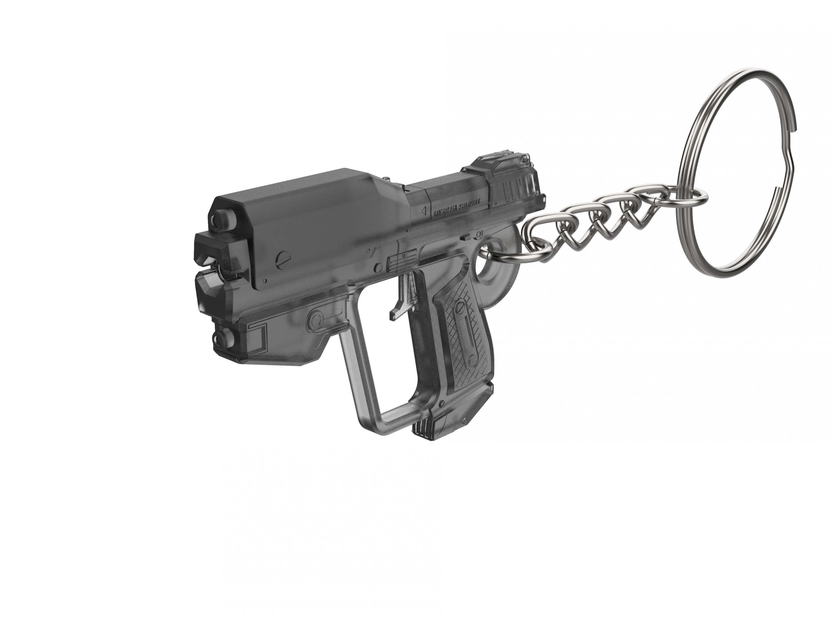 Keychain M6G Magnum Halo 3D Print Model by MakerLab