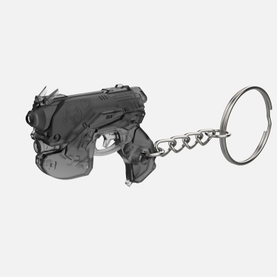 Keychain Overwatch Dva Black Cat Blaster