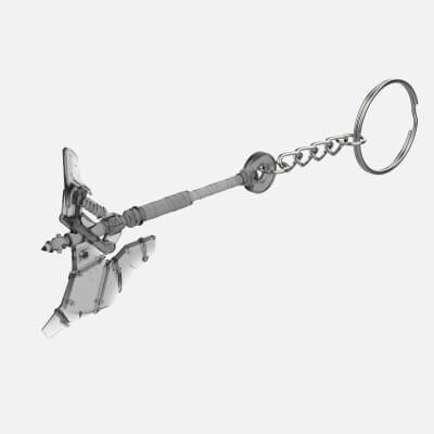 Keychain Overwatch Junker Queen Ax