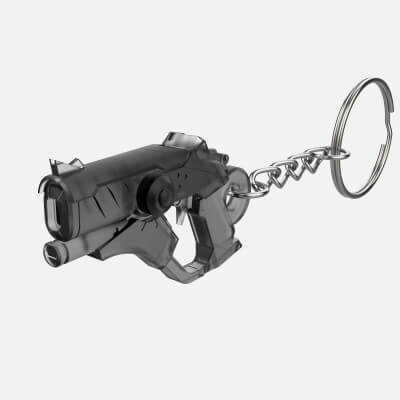 Keychain Overwatch Mercy Devil Skin Blaster