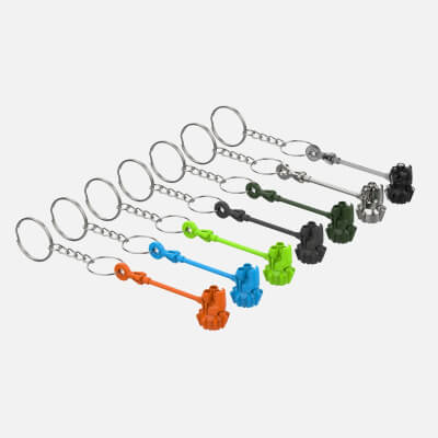 Keychain Overwatch Reinhardt Rocket Hammer