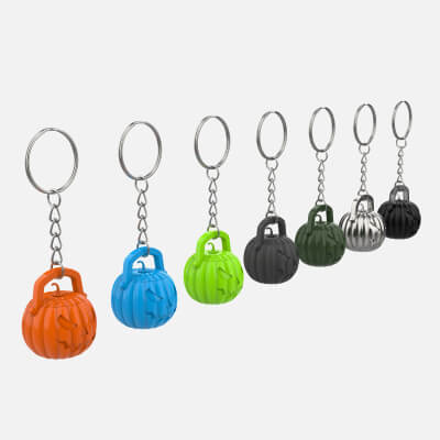 Keychain Pumpkin Lootbox Overwatch