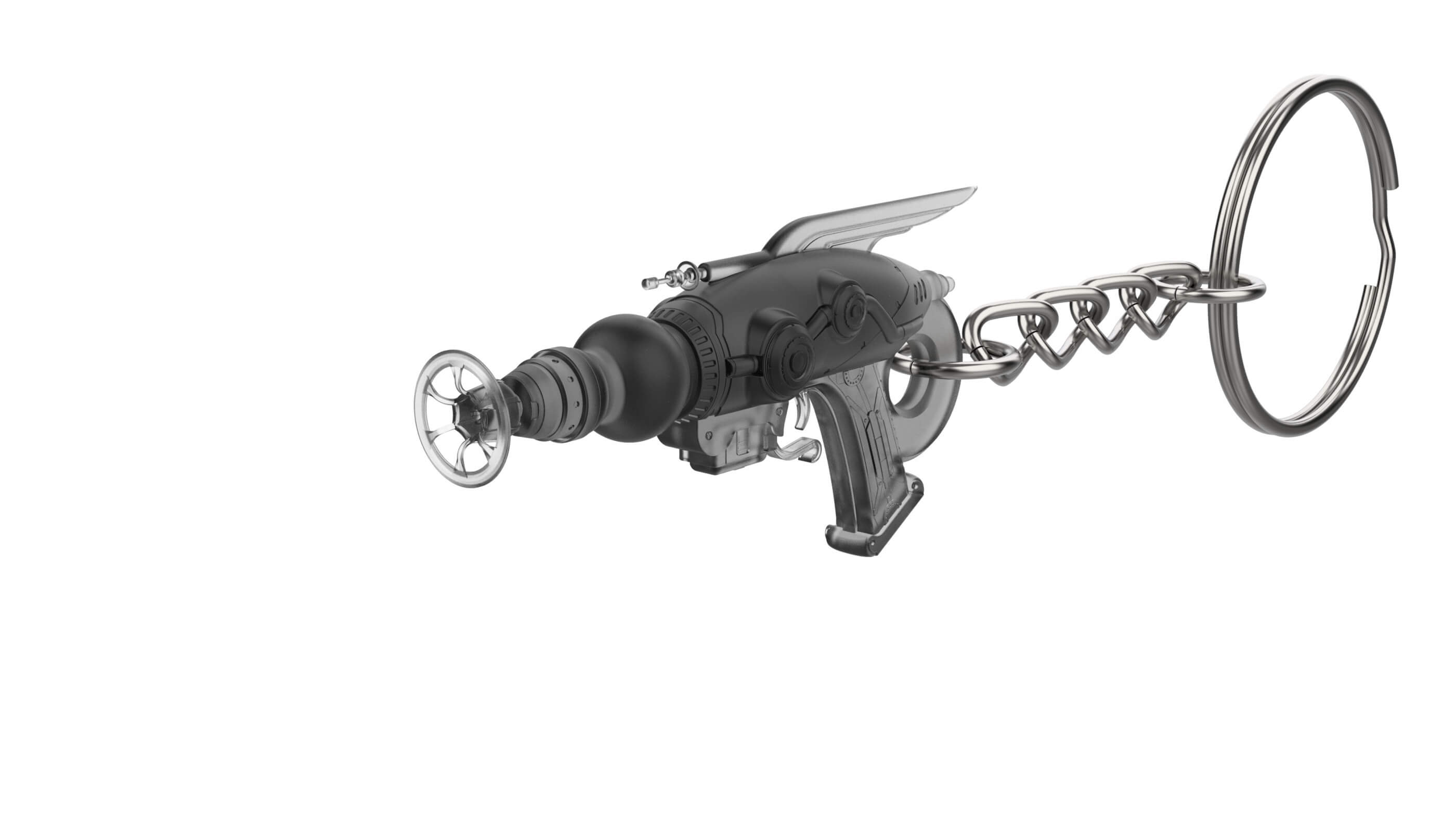 Keychain Shrink Ray Blaster Outer Worlds 3D Print Model by MakerLab