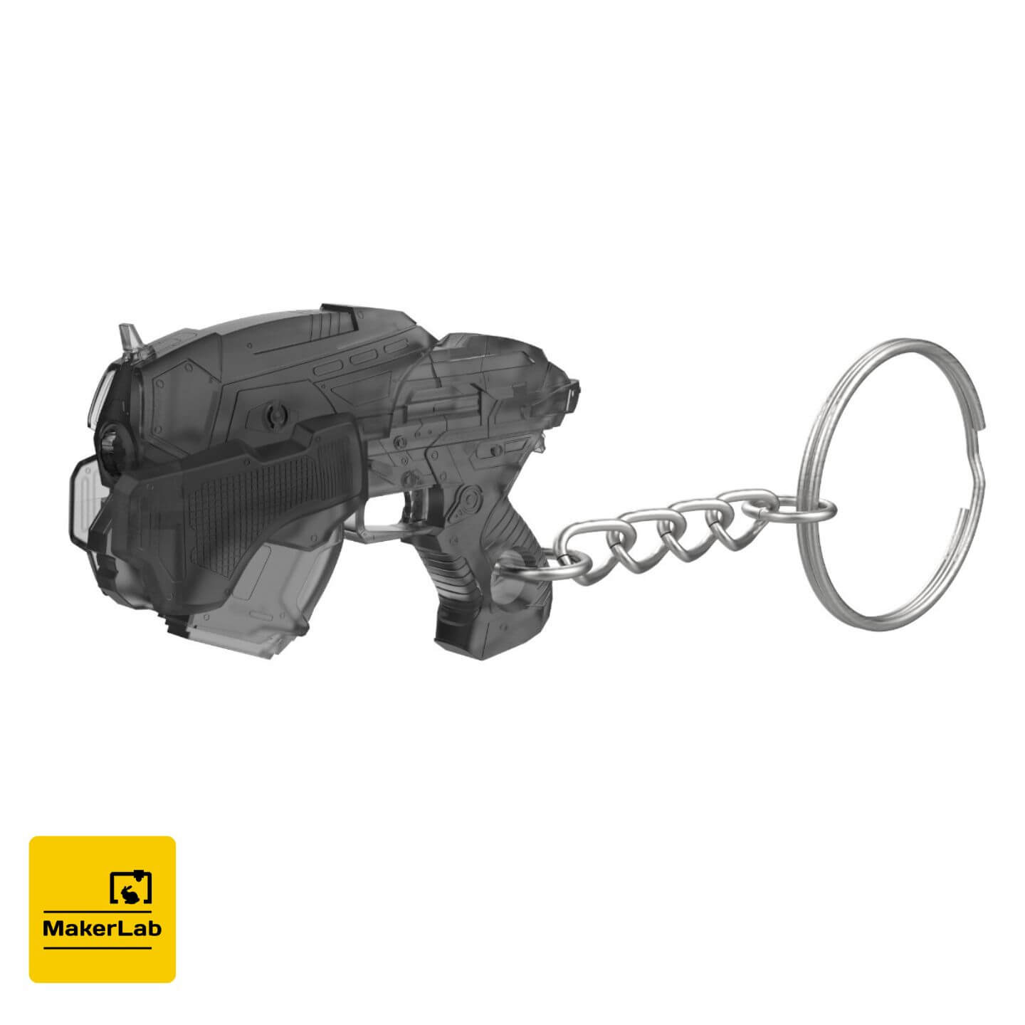 Keychain Snub Pistol Gears of War 3D Print Model by MakerLab