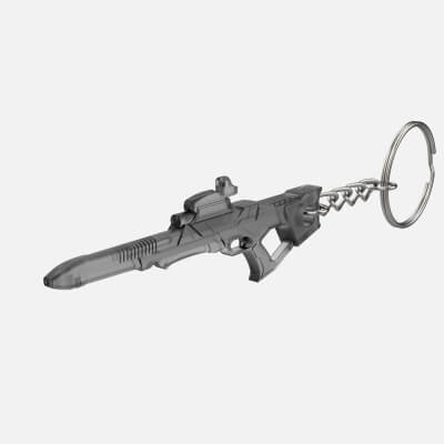 Keychain Type 3 Nemesis Phaser Rifle Star Trek First Conta