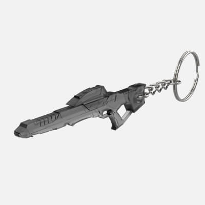 Keychain Type 3A Phaser Rifle Star Trek First Contact