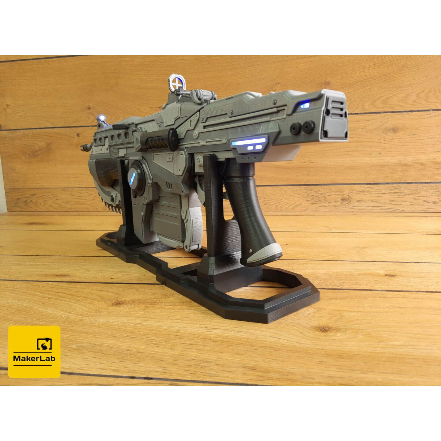 Gears of War Lancer Rifle 3D Model by MakerLab