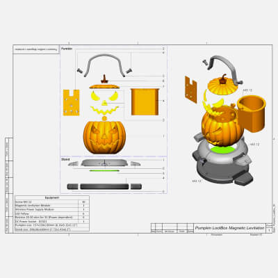 Overwatch Ana Pumpkin Loot Box - STL OBJ CAD Commercial