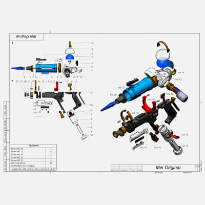 Overwatch Mei Blaster - STL OBJ CAD Bundle - Commercial Use