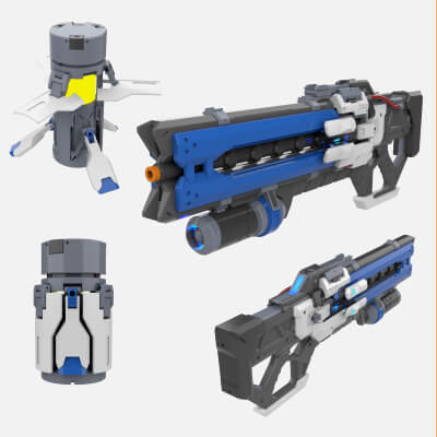 Overwatch Soldier 76 Bundle - 2 Models - Commercial Use