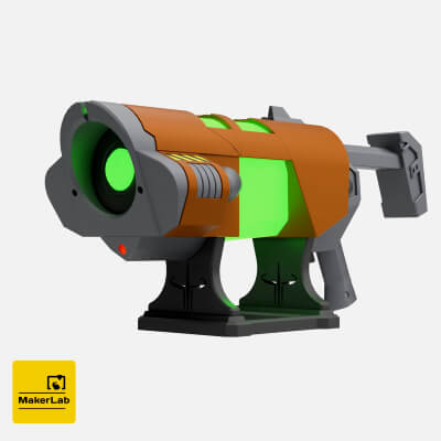 Railgun - Quake III Arena - Printable STL - Personal Use