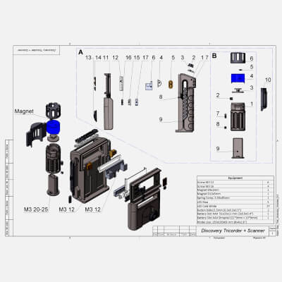 Star Trek Discovery Tricorder and Communicator - Stl OBJ Cad