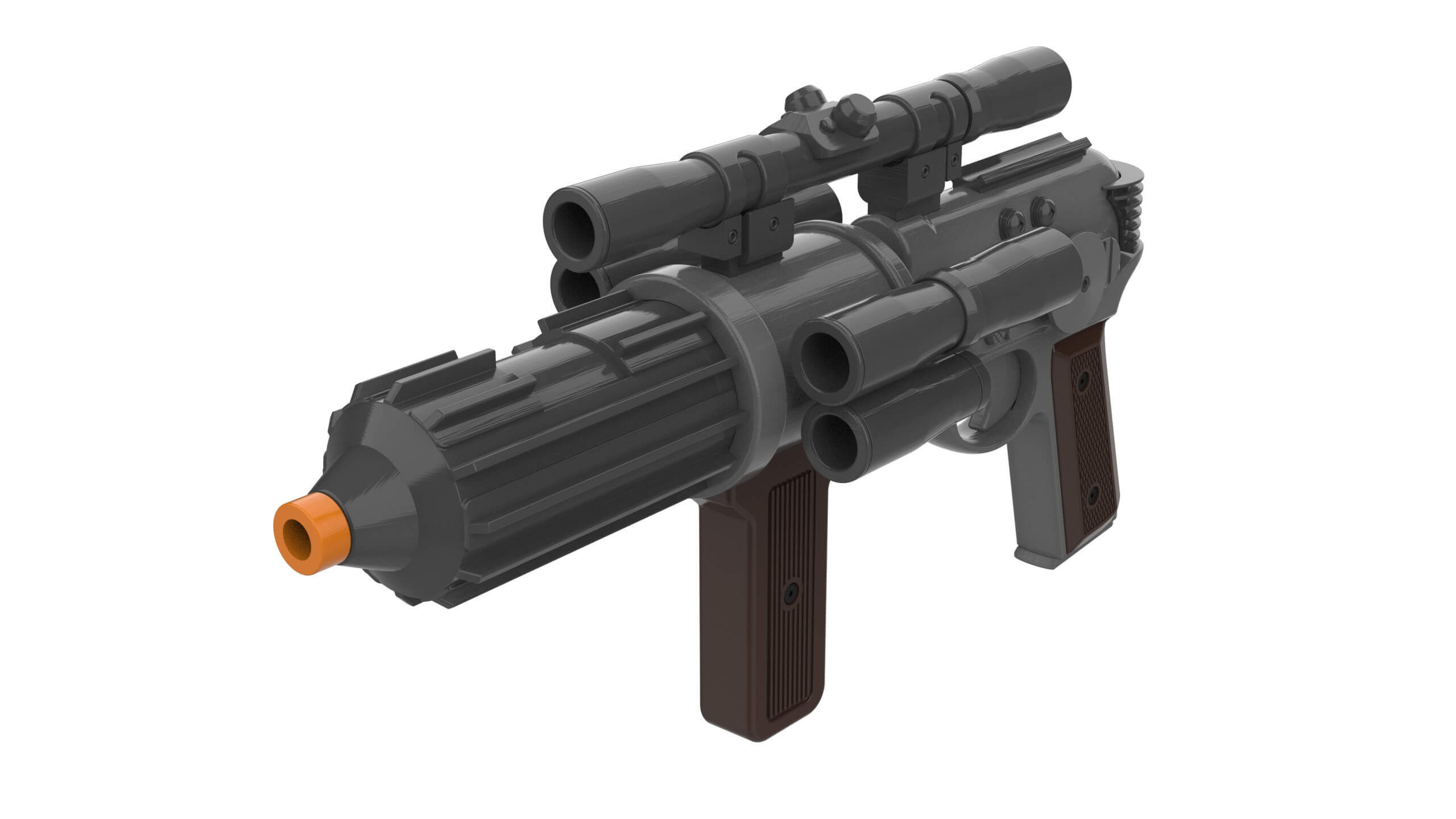 Star Wars EE4 Blaster Rifle 3D Print Model by MakerLab