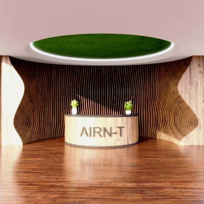 Parametric Wood Wall for Reception